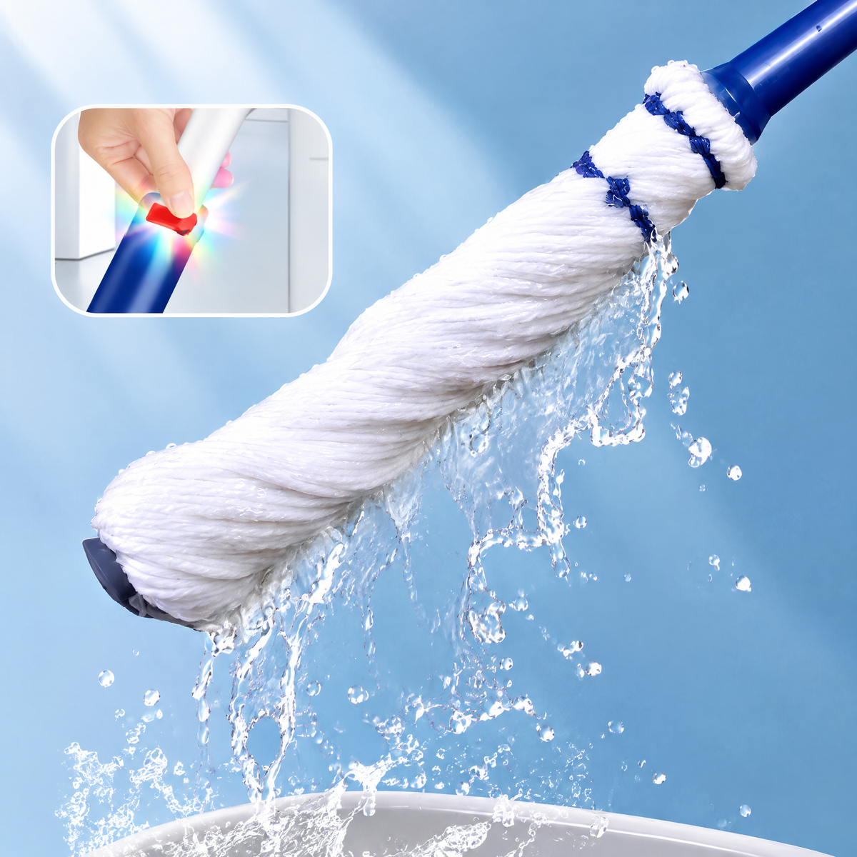 Mop Pel Teleskopik Putar Otomatis Magic (MTS) 1 Karton – 20 Pcs