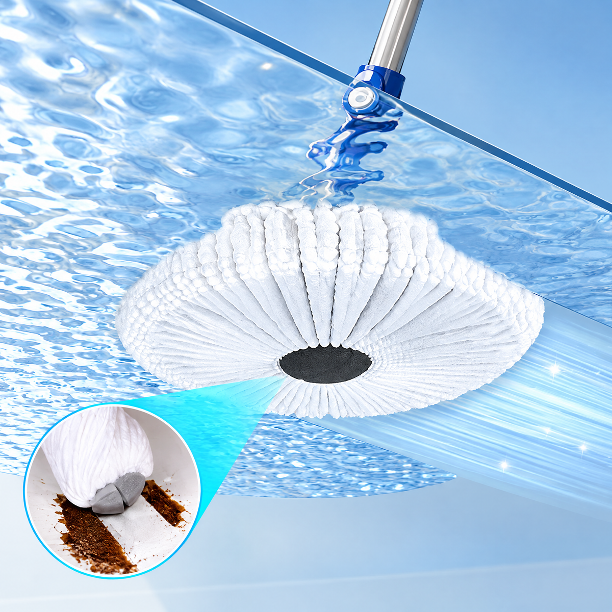 Mop Pel Teleskopik Putar Otomatis Magic (MTS) 1 Karton – 20 Pcs