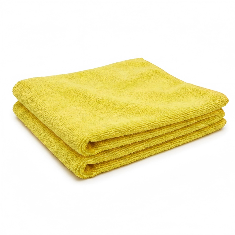 Kain Lap Microfiber Kuning (MFK40) 1 Karton – 200 Pak × 10 Pcs