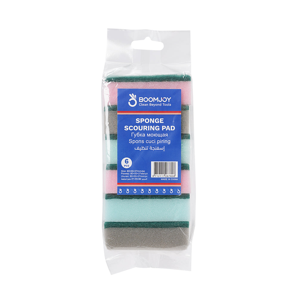 Spons Penggosok (SSPCS) 1 Karton – 100 Pak × 6 Pcs
