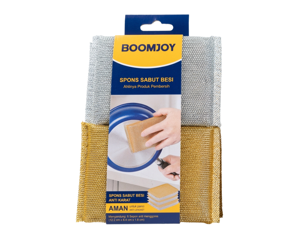 Spons Sabut Besi (SSB) 1 Karton – 80 Pak × 6 Pcs