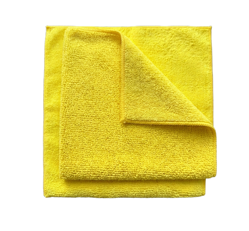 Kain Lap Microfiber Kuning (MFK40) 1 Karton – 200 Pak × 10 Pcs