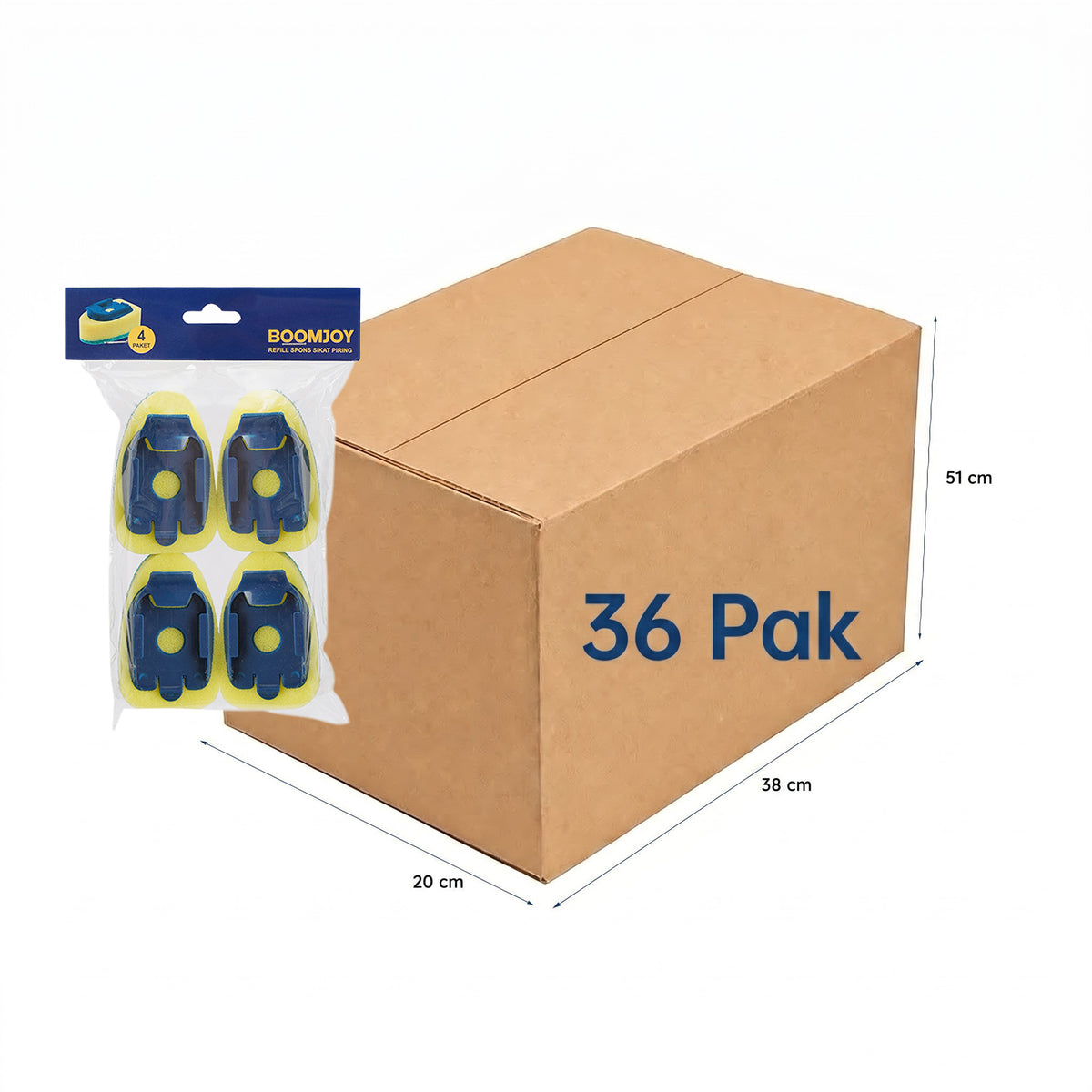 XSL-4 Isi Ulang Sikat Piring Spons (Refill XSL-4)